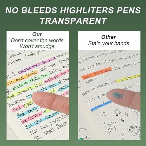 PATIKIL Pink Highlighter, 6 Pack High Lighters No Bleeds Highliters Pens Neon Clear View Bright Quick Dry Pocket Marker Pen Sticks Chisel Tip Cute for Books Office Adults Classroom thumbnail 3