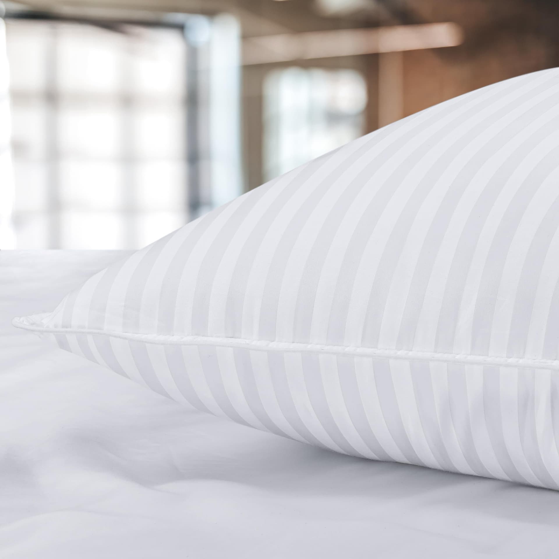NY Threads Premium Bed Pillows for Sleeping Queen Size (White), Set of 2, Cooling Hotel Quality, for Back, Stomach or Side Sleepers thumbnail 7