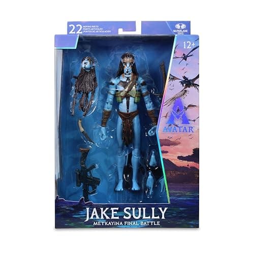 McFarlane Toys- Avatar: Fire and Ash Jake Sully (Metkayina Final Battle) 7in Action Figure McFarlane Collector Edition thumbnail 12