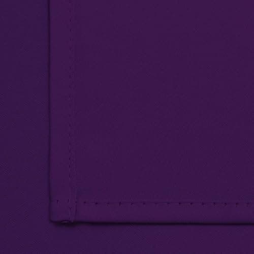 Yakamok Blackout Curtains 38x84 inch Purple Thermal Drapes-Bedroom | 2 panels,room darkening,thermal insulated,noise reducing,privacy protection,grommet window treatment,living room study dining thumbnail 7