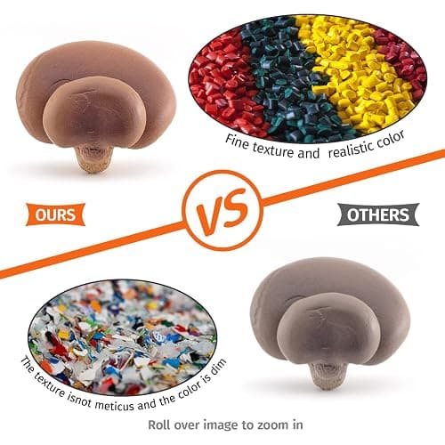 GUFOPONAS Realistic mini Life Cycle of Mushroom Figure Toy Set 4PCS Mushroom Decor for Diorama Projects Kids Birthday Gift Learning Toy thumbnail 6