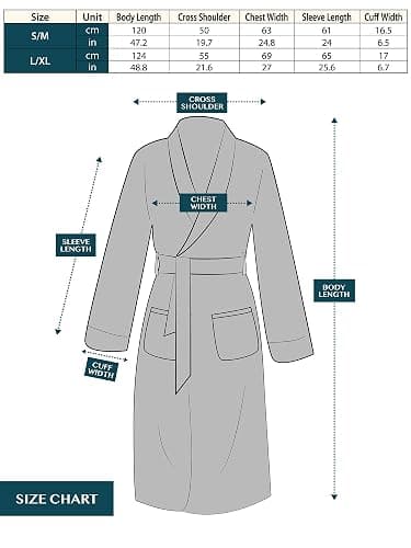 PAVILIA Robes For Women, Fleece Soft Fluffy Bathrobe, Plush Cozy Long Spa Robe thumbnail 6