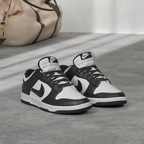 Nike Women's Dunk Low Sneaker - 5.5 - White/Rose Whisper thumbnail 2