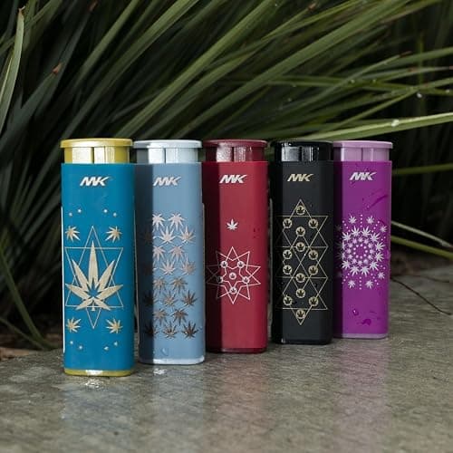 MK Wind Proof Jet Flame Lighters, 5PCS Striking Design, Ideal as Lighters for Candle, Camping, Outdoor use, Butane Refillable Lighter (Jane-5PC) thumbnail 4