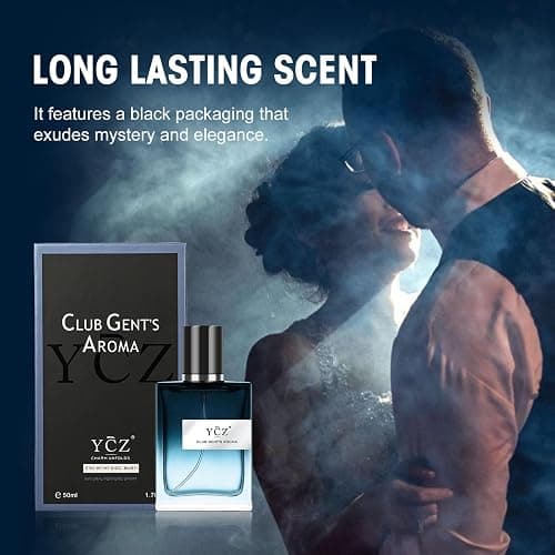 Ycz CLUB GENT'S AROMA, 1.7oz(50ml), Man Perfume, Nightclub Essential Fragrance, Long Lasting Cologne for Men with Aromatic Woody Notes of Aldehyde, Ginger, Mint, and Lemon thumbnail 3