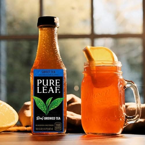 Pure Leaf Iced Tea, Sweet Tea, Real Brewed Tea, 18.5 Fl Oz Bottles (Pack of 12) thumbnail 4