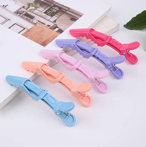 HH&LL Hair Clips for Women 10 Pack Wide Teeth & Double-Hinged Design Alligator Styling Sectioning Clips of Professional Hair Salon Quality thumbnail 3