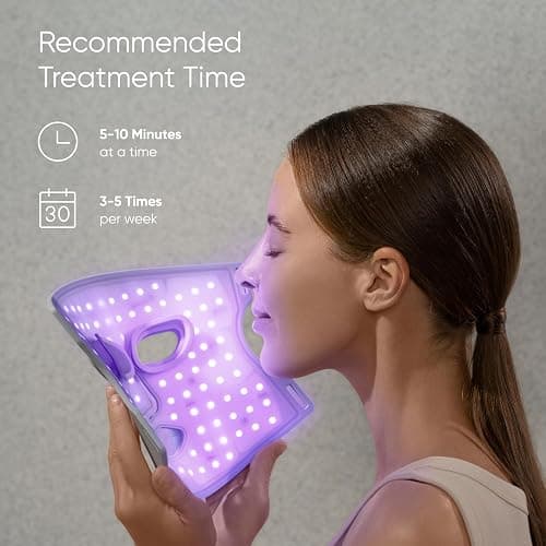 Nanoleaf FDA-Cleared LED Face Mask with 7 Light Therapy Modes - Professional Red, Blue & NIR Light Treatment Device for Wrinkles, Acne & Skin Rejuvenation - 432 LEDs, Rechargeable thumbnail 9