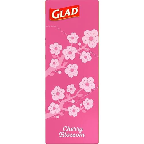 Glad Odorshield Small Drawstring Trash Bags, 4 Gal, Pink, Cherry Blossom, 34 Ct, Pack May Vary - Cherry Blossom - 34 Count (Pack of 1) thumbnail 11