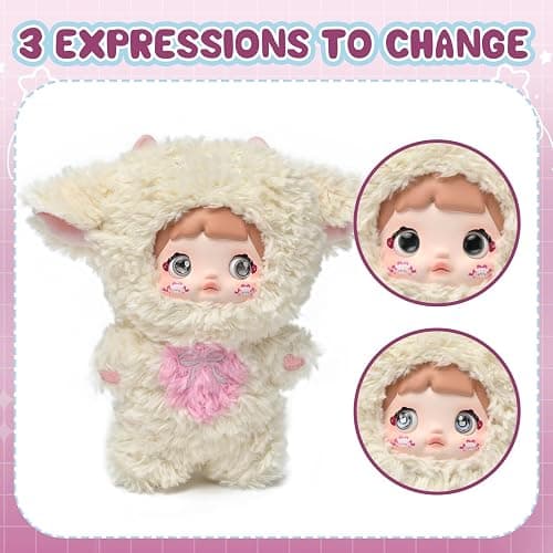 Blind Box Loveliness Never Ends Serie - 3 Expressions Adorable Toys for Collectors - 7.1IN Doll with Unique Designs, 1PCS(1 of 7 Possible Styles) thumbnail 4