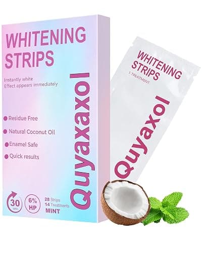 Teeth Whitening Strips, Teeth Whitening Strips Kit 14 Treatments, Enamel Safe for Sensitive Tooth, 14-Day Treatment with Non-Slip, Bleaching Tooth of Peroxide for a Radiant, Pack of 28 Strip - Image 1