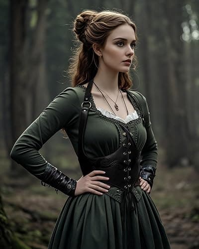 L'VOW Renaissance Leather Corset Belt Viking Leather Cinch Belt Women Halloween Medieval Accessory thumbnail 5