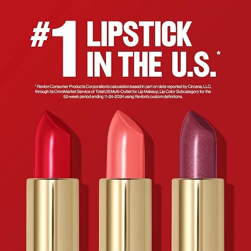 Revlon Super Lustrous Lipstick, Creamy Formula For Soft, Fuller-Looking Lips, Moisturized Feel, 619 Rose & Shine, 0.15 oz thumbnail 4