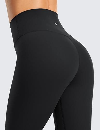 CRZ YOGA Womens Brushed Naked Feeling Workout Leggings 28"- High Waisted Gym Compression Tummy Control Yoga Pants thumbnail 3