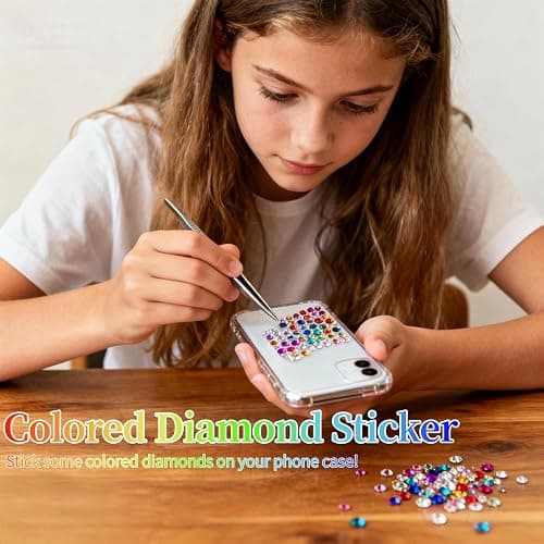 40000 Pcs Jelly Rhinestones for Bedazzling & Nail Art - 3mm Multicolor Flatback Gems, Includes B7000 Glue, Tweezers & Pen - DIY Bedazzler Kit for Diamond Art, Jewelry Making, Crafts (24000 pcs) thumbnail 2