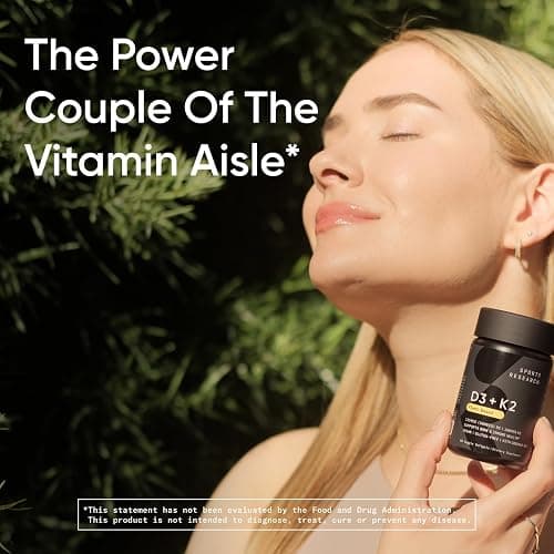 Sports Research® Vitamin D3 + K2 w/ Coconut Oil - Vegan Vitamin D 5000iu & Mk7 Vitamin K 100mcg for Bone & Immune Support - Vegan Certified · Non-GMO · Soy Free - 60 Softgels thumbnail 6