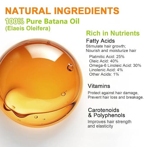 MISICH Raw Batana Oil, 100% Natural Organic Hair Growth Oil for Men & Women, Sourced from Honduras, Pure, Unrefined, Enhances Thickness, Prevent Hair Loss 4 Oz thumbnail 5