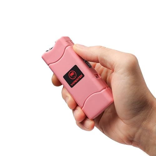 VIPERTEK VTS-881 Micro Stun Gun for Self Defense Rechargeable with LED Flashlight thumbnail 6