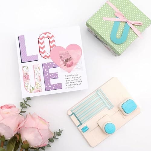 BAOFALI Mini Alphabet Punch Board for DIY Craft Cards Scrapbooking Party DecorFinished Letter&Number&Punctuation Measures 1 1/2" x 2 1/2" Signs, Cards, Creating Letters, Numbers thumbnail 6