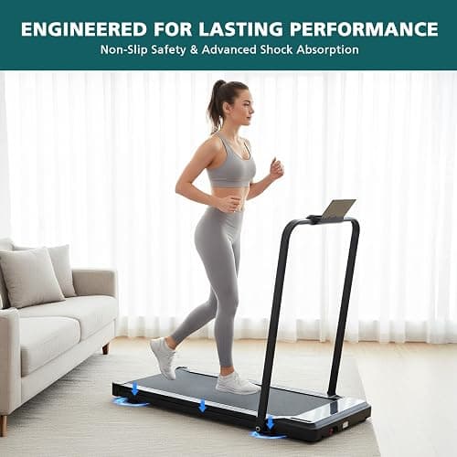 Smug Smug Walking Pad, Space Saving Design for Home & Office, Quiet Under Desk Walking Pad, 200 Lbs Capacity 3 in 1 Portable Walking Treadmill thumbnail 4