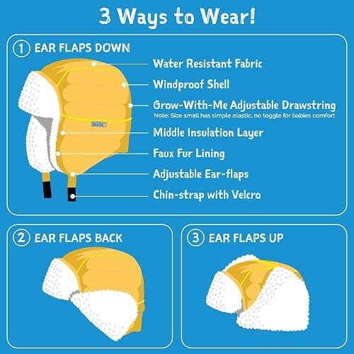 JAN & JUL Waterproof Winter Hat for Babies and Kids thumbnail 4