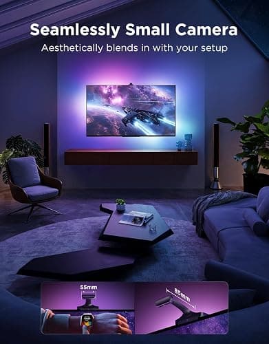 Govee TV Backlight 3 Pro with HDR Triple Camera, 11.8ft 5-in-1 RGBWWIC LED Strip Lights That Change with 55-65 Inch TVs, 75LEDs/m, Supports AI Filter, Smart App and Voice Control, DreamView Sync thumbnail 5