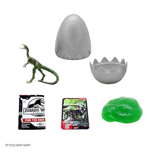 Jurassic World Captivz Rebirth Slime Eggs With Buildable Dinosaur Toy And Slime, Optimal Present For Boys And Girls, One Supplied at Random thumbnail 4