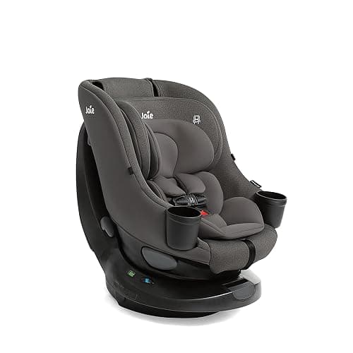 Joie Chili Spin 360 2-in-1 Rotating Convertible Car Seat with a 360 Spin and Easy Installation - Lower Anchor Attachment or Vehicle Belt Installation (Thunder) - Image 1