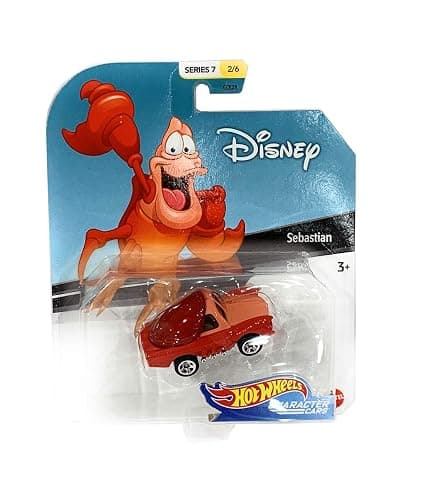 Hot Wheels Disnery Pixar Character Cars Series 7-1/64 Scale Sebastian Vehicle(2/6) - Image 1