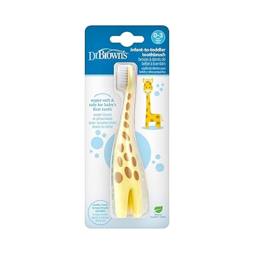 Dr. Brown's Infant-to-Toddler Toothbrush, Giraffe - Image 1
