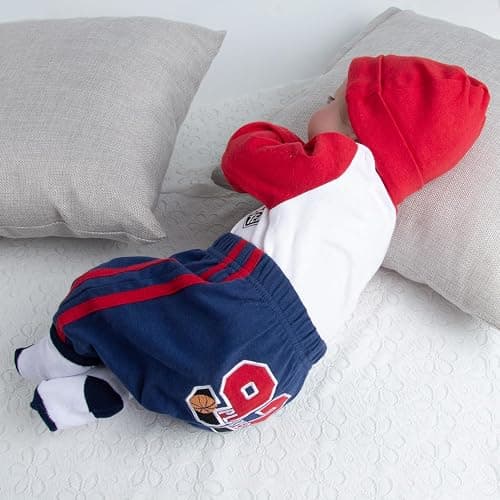 4 Pcs Reborn Baby Doll Clothes Boy Outfits Accessories for 17-22 Inch Reborn Doll Clothes Newborn Baby Clothing Set thumbnail 6