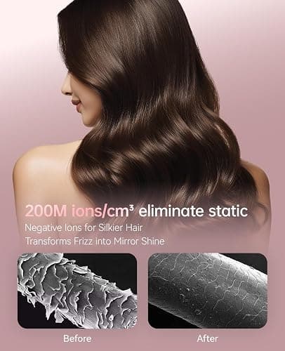 Hair Dryer with Diffuser, CONFU Hair Dryers for Women, Blow Dryers for Men, Hairdryer with Diffuser Attachment, Portable Lightweight Fast Drying Negative Ion Hairdryer for Home thumbnail 4