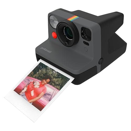 Polaroid Now 3rd Generation I-Type Instant Camera + Film Bundle - Now Black Camera + 16 Color Photos (6560) thumbnail 2
