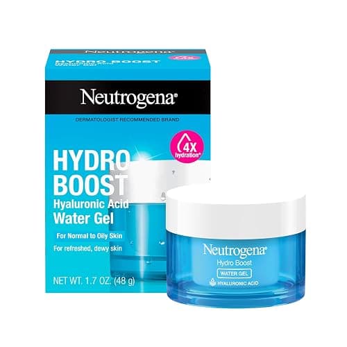 Neutrogena Hydro Boost Water Gel, 24 Hr Hydration for Normal/Oily Skin, Signature Fragrance, Face Moisturizer with Hyaluronic Acid, Skin Care for Juicy, Deeply Hydrated Skin, 1.7 oz - Image 1