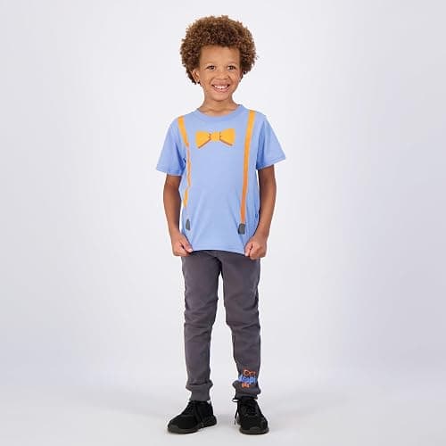 Blippi Boys 2 Piece Short Sleeve T-Shirt and Pants Set for Toddler and Big Kids thumbnail 8