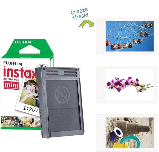 Fujifilm Instax Mini 11 Instant Camera Charcoal Gray + Fuji Film Value Pack (40 Sheets) + Shutter Accessories Bundle, Incl. Compatible Carrying Case, Quicksand Beads Photo Album 64 Pockets thumbnail 5