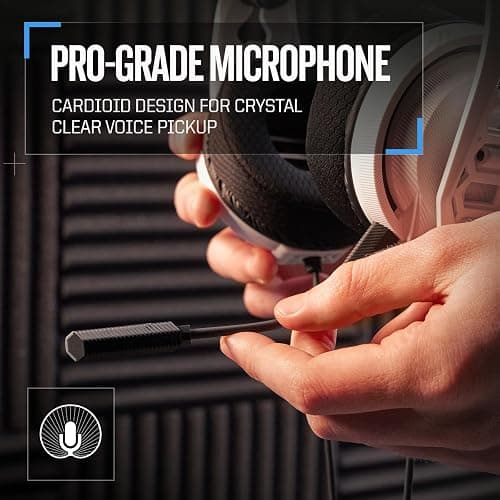 RIG 400HX Officially Licensed Xbox Gaming Headset with Removable Noise Canceling Mic- Dolby Atmos 3D Surround Sound for Xbox Series X, Xbox Series S, Xbox One, & Windows 10/11PC - White thumbnail 4