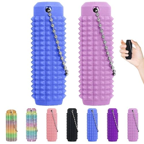 Little Ouchies Fidget Toys,Pain Stim Fidget Toy Reduce Stress for Adults,Anxiety Relief Pain Stim,Spiky Fidget Keychain for Anxiety and Stress Reduction,Novelty Gifts for Friends 1PCS thumbnail 9