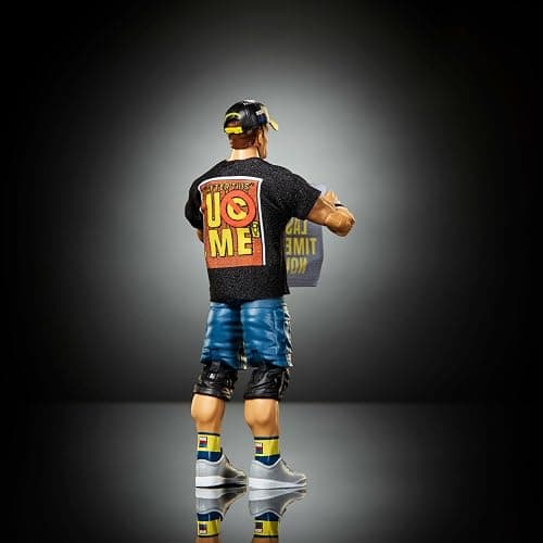 Mattel WWE Elite Collection Top Picks Action Figures & Accessories Set, 6-inch Collectible John Cena with Swappable Hands & Ring Gear​ thumbnail 5