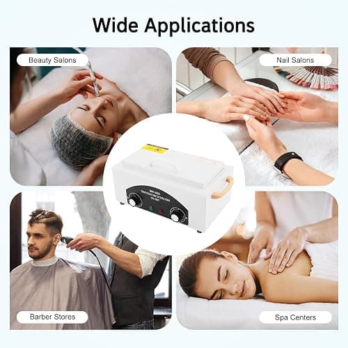 MINRS Heißluftsterilisator Hochtemperatur Sterilisator 300W 220℃ Trockene Hitze Sterilisator mit einstellbarem Timer für Nagelwerkzeuge Kosmetikwerkzeuge Fußpflege Schönheitssalon thumbnail 6