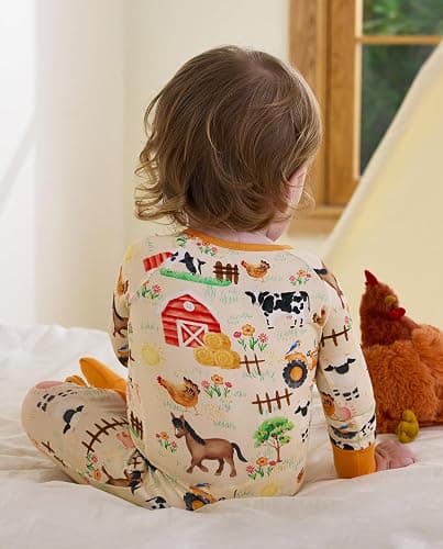 babee Reshinee Bamboo Viscose Baby Convertible Footie Pajama, Zipper Pajamas for Baby Boys & Girls, Sleep & Play Footed thumbnail 3