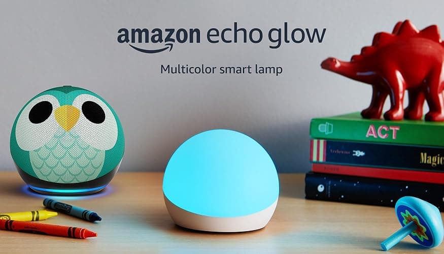 Echo Glow - Multicolor smart lamp, Works with Alexa - 1-pack - Device only thumbnail 6