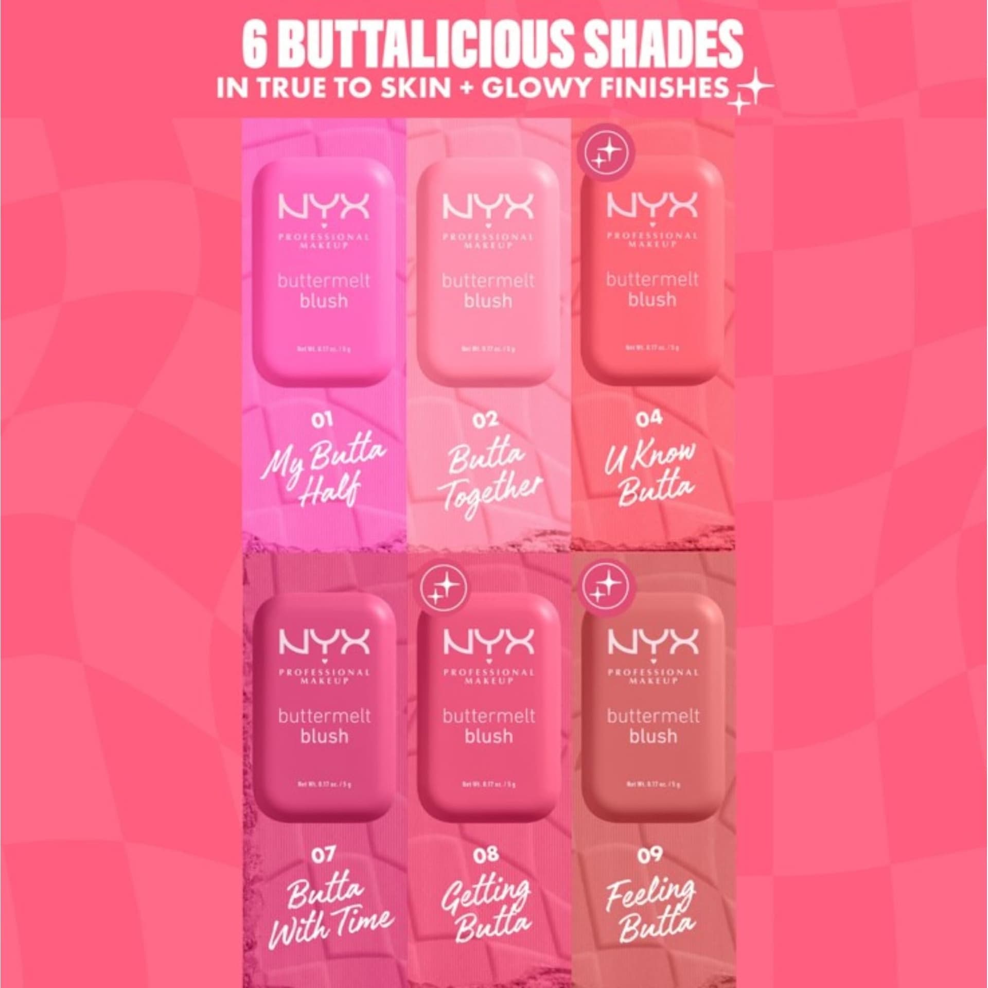 NYX Professional Makeup Buttermelt Blush - All skin types - Enriched with mango, almond and shea butter - Butta Together - 5g thumbnail 3