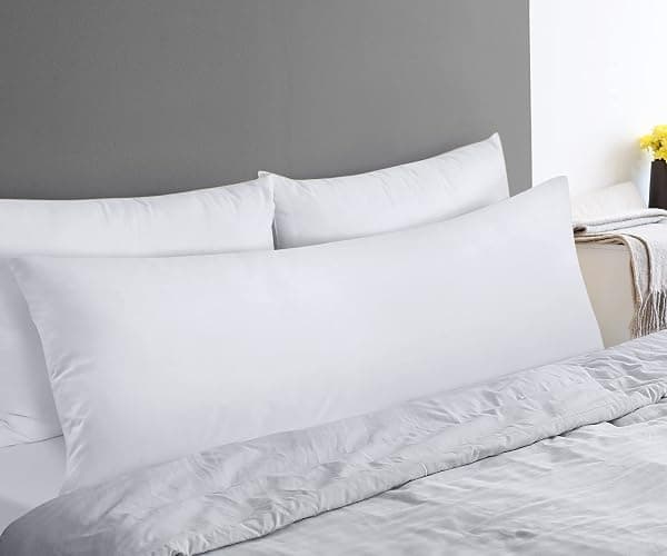 Utopia Bedding Full Body Pillow for Adults (White, 20 x 54 Inch), Long Pillow Insert for Sleeping, Ideal for Side Sleepers thumbnail 5