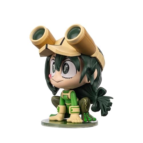 Total Anime Tsuyu Asui (Kawaii) - 4-Inch Scale Articulated Mini-Figure with Display Base thumbnail 3