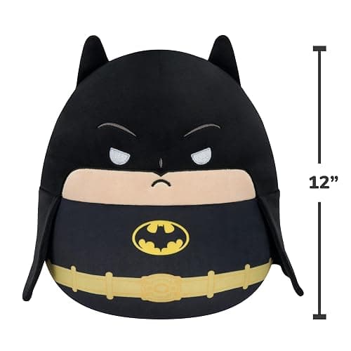 Squishmallows Original 12in DC Comics Batman Plush (Medium-Sized) thumbnail 3