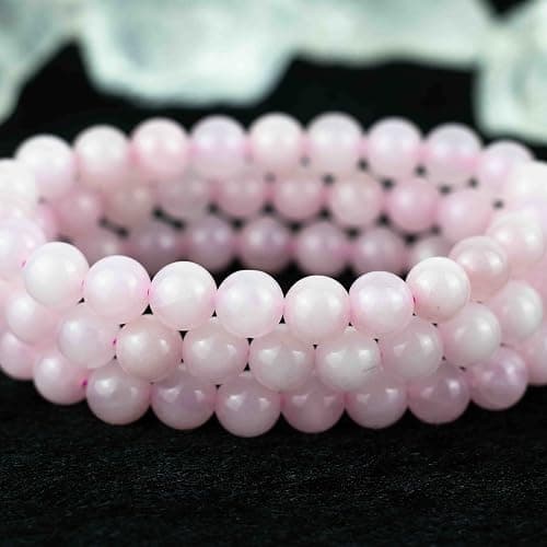 DAZCOLO 8mm Natural Gemstone Stretch Bracelet, Handmade Unisex Crystal Bracelets for Meditation, Yoga, Spiritual Healing & Positive Energy thumbnail 6
