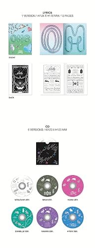 NewJeans : OMG - Message Card Ver. (HYEIN Version) 1st Single Album CD+Out Box+Message Cards+Photobook+Lyrics+Photocards+Sticker+(Extra NewJeans 5 Photocards+Pocket Mirror) thumbnail 5