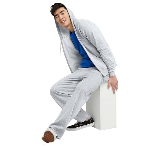 Hanes mens Zip-up Hoodie, Ecosmart Fleece Full-zip Hoodie for Men, Hooded Sweatshirt thumbnail 6