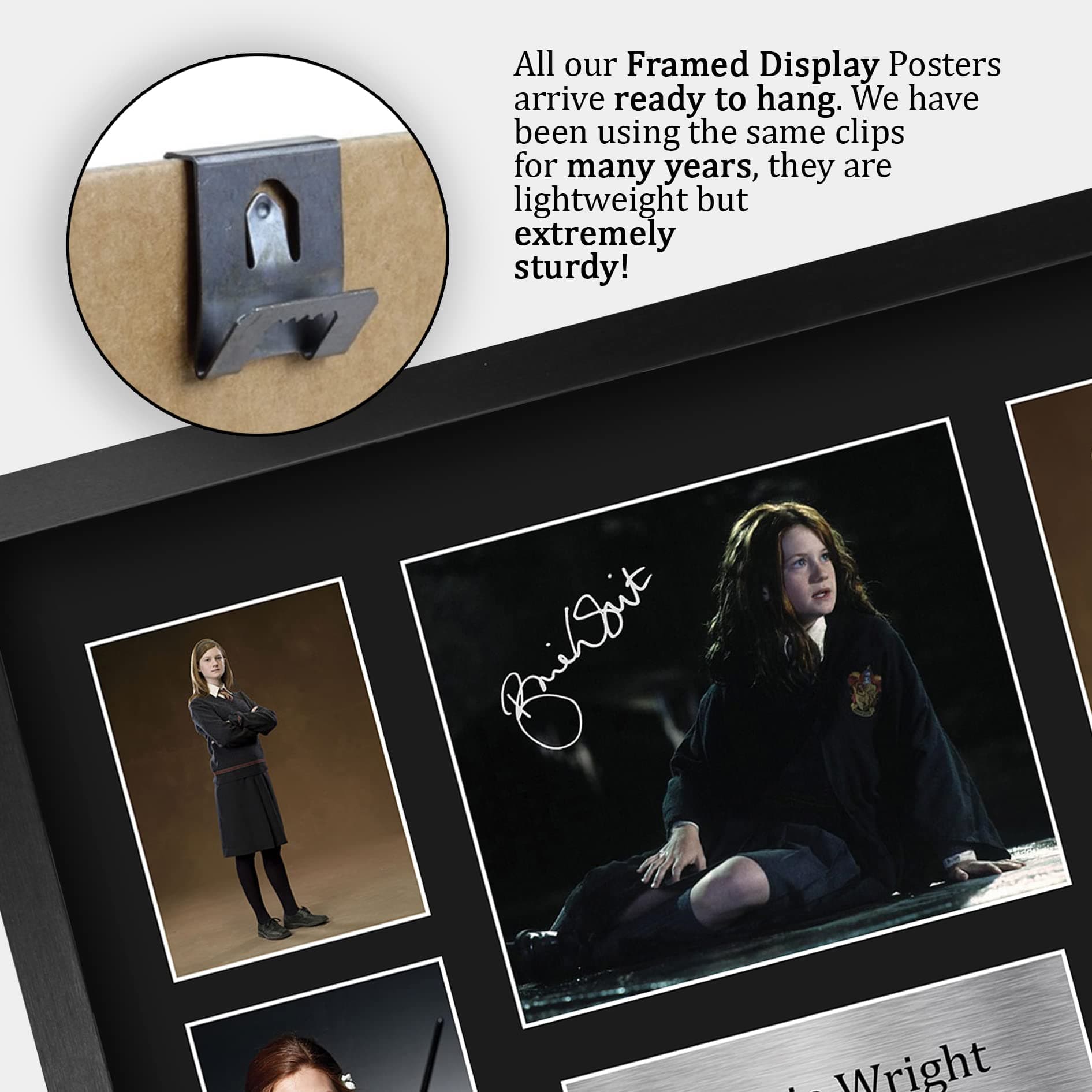 HWC Trading FR A3 Bonnie Wright Harry Potter Ginny Weasley Gifts Printed Signed Autograph Picture Display for Movie Memorabilia Fans - A3 Framed thumbnail 5